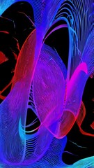 Aufkleber - Kaleidoscopic Wave Patterns