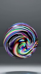 Aufkleber - abstract background with colorful circles