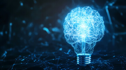 Lightbulb-Shaped Network Brain