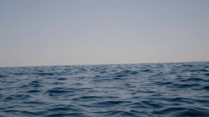 Poster - ocean waves and clouds