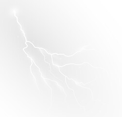Wall Mural - the effect of lightning thunderstorm and lightning