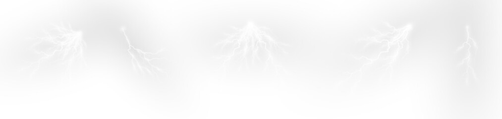 Wall Mural - the effect of lightning thunderstorm and lightning