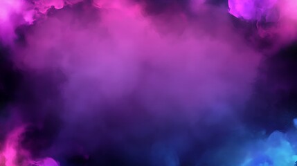 Wall Mural - Abstract Purple Blue Nebula Cloud Background Image