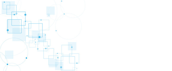 Aufkleber - Abstract technology and science background design.