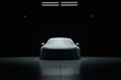 © Antony - Unveiling the mystery of a covered luxury car at night. Generative AI