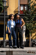 © ADDICTIVE STOCK - Lesbian couple enjoying a sunny day in the city together