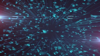 Wall Mural - cloud computing data networks digital infrastructure security encryption