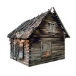 © Mantvydas - Abandoned creepy and scary old wooden house cut out png image