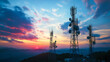 © Anthichada - An interconnected network of telecommunications services and infrastructure digital services. Global connectivity and technology integration