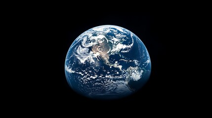 Wall Mural - earth from space: a stunning view of our planet, a view of earth from space, showing continents and 