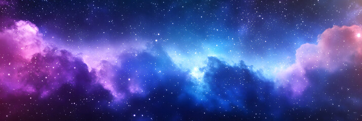 Wall Mural - an eye-catching photo showing the northern lights (aurora borealis) dancing in the starry night wide