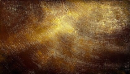 Poster - textured golden abstract swirl with metallic sheen and soft light reflections, ideal for creative design or artistic background