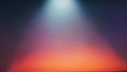 Poster - subtle gradient light transition in dark space with soft red and blue hues, perfect for minimalist design and background