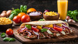 © Iwona - Delicious Shawarma Wrap with Fresh Veggies