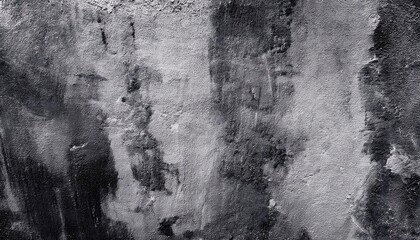 Aufkleber - textured abstract black and gray concrete wall with rough brush strokes, artistic grunge surface for modern background and design