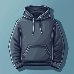 Wall Mural - Stylish Hoodie Icon Featuring High-Quality Material Design