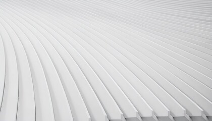 Aufkleber - abstract white curves flowing on smooth surface, modern minimalistic design for background and digital art