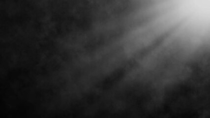 Wall Mural - loopable atmospheric background - dramatic light rays in abstract composition of light beams cutting