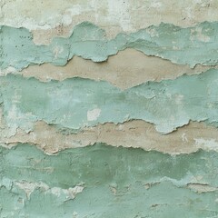 Wall Mural - light mint green wall texture background, grungy texture. texture, wall, concrete for backdrop or ba