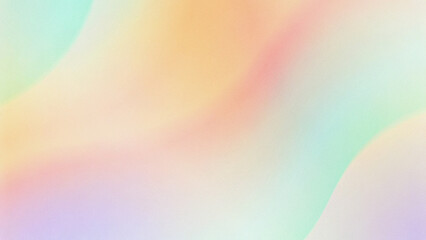 Wall Mural - soft pastel rainbow gradient background image