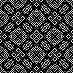 Wall Mural - Vector pattern in ornamental style. Black and white color. Simple all over print block for apparel textile, ladies dress, fashion garment, digital wall paper.