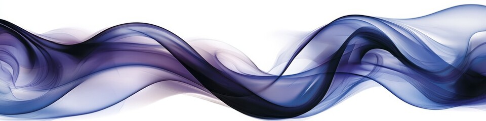 Wall Mural - abstract flowing blue wave lines. dynamic smooth wavy curves. modern elegant background design.