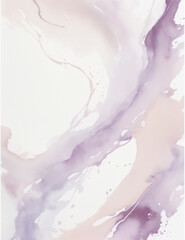 Wall Mural - abstract watercolor background - asbtract light purple waves background - generative ai