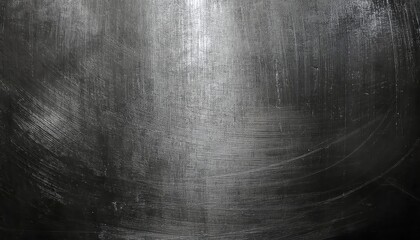 Poster - abstract dark brushed metal surface with light reflections, subtle texture, ideal for modern design background or minimalistic art