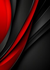 Wall Mural - modern red and black geometric design background geometry , isolated on white background, , copy spa