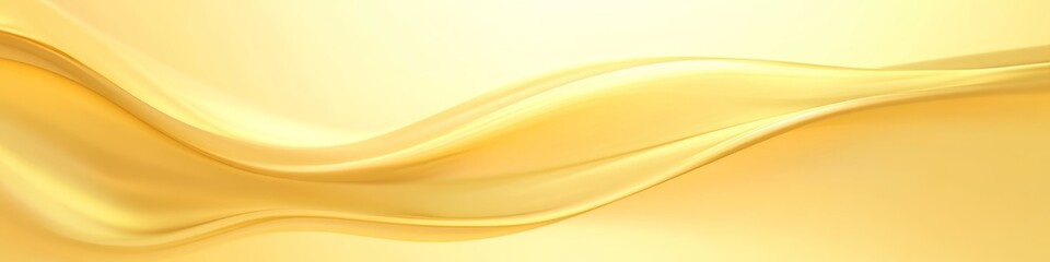 Wall Mural - gentle golden wave elegant fluid background in monochromatic color for modern, aesthetic content