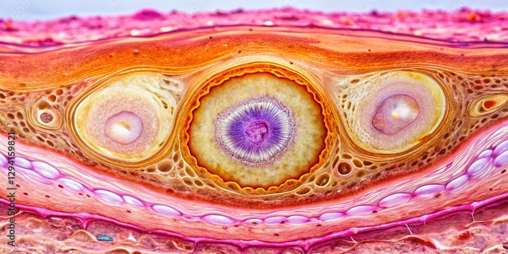 Medical Image: Epidermal Inclusion Cyst Biopsy Showing Laminated ...