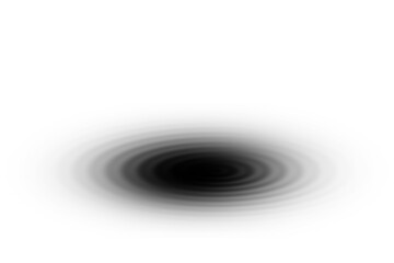 Poster - Black shadow overlay effect isolated on transparent background. blurred round shadow. black gradient shadow for design, poster, card, decoration. blur shadow for graphic design elements