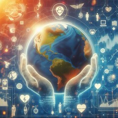 Wall Mural - supporting global humanitarian efforts and development projects