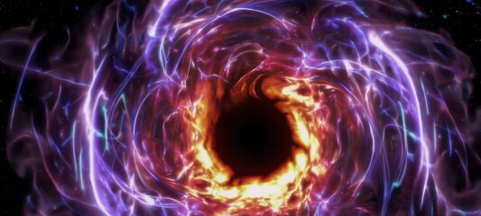 Wall Mural - dynamic cosmic vortex transforms in a vibrant and enigmatic starfield