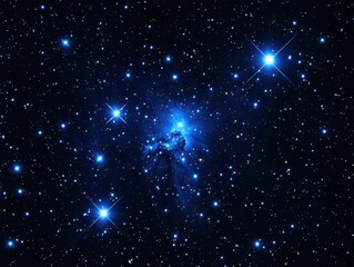 Wall Mural - breathtaking cosmic canvas shimmering stars and nebula deep space exploration astronomy celestial wo