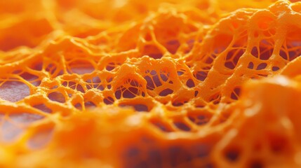 Intricate Orange Network Texture Abstract Background