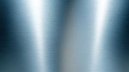 Wall Mural - Shiny silver metal texture background for design projects, a polished metallic finish