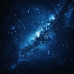 captivating cosmic vista of the milky way galaxy shining with ethereal light in deep space explorati