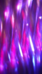 Wall Mural - Shiny pink and purple gradient with glowing prism reflections and soft neon light. Abstract vertical background