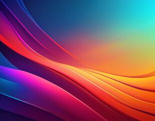 Wall Mural - a vibrant gradient background that transition