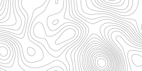 Poster - Abstract moss green topographic contours lines of mountains. Topography map art curve drawing. seamless wave topography map pattern camping grid cartography diagram black and whit
