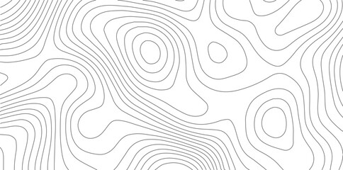 Poster - Abstract moss green topographic contours lines of mountains. Topography map art curve drawing. seamless wave topography map pattern camping grid cartography diagram black and whit
