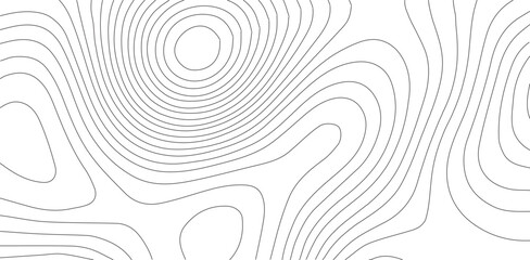 Poster - Abstract moss green topographic contours lines of mountains. Topography map art curve drawing. seamless wave topography map pattern camping grid cartography diagram black and whit
