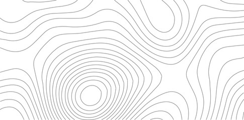 Poster - Abstract moss green topographic contours lines of mountains. Topography map art curve drawing. seamless wave topography map pattern camping grid cartography diagram black and whit
