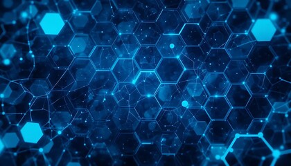 Abstract technology background with glowing lines