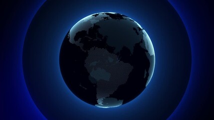 Wall Mural - Globe future Animation design technology