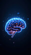 © Tameem - A vivid illustration of an artificial general intelligence concept with a brain that symbolizes technology and AI development.