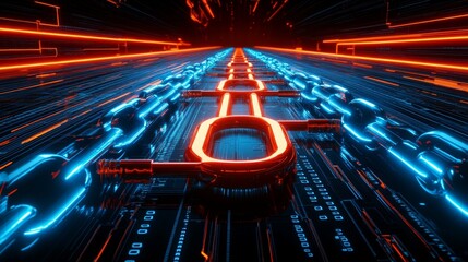 A detailed snapshot of a blockchain transaction verification process, highlighting the visible layers of cybersecurity encryption