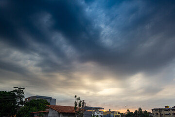 Wall Mural - beautiful sky and clouds