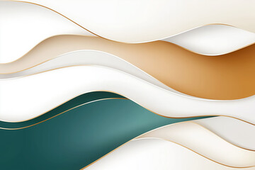 Wall Mural - Swirling abstract patterns in neutral and earthy tones creating a harmonious background for creative projects